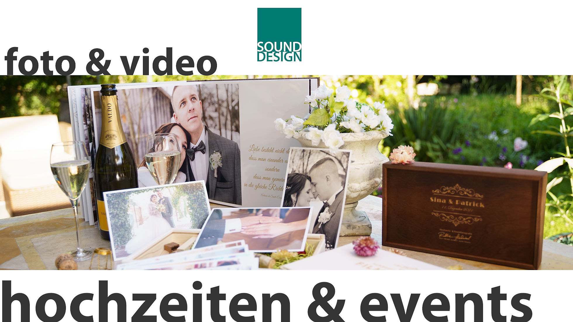 SD - Foto & Video - Holzbox & Album